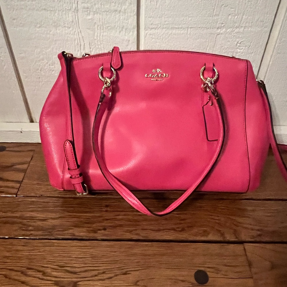 Coach Vibrant Pink Shoulder Bag